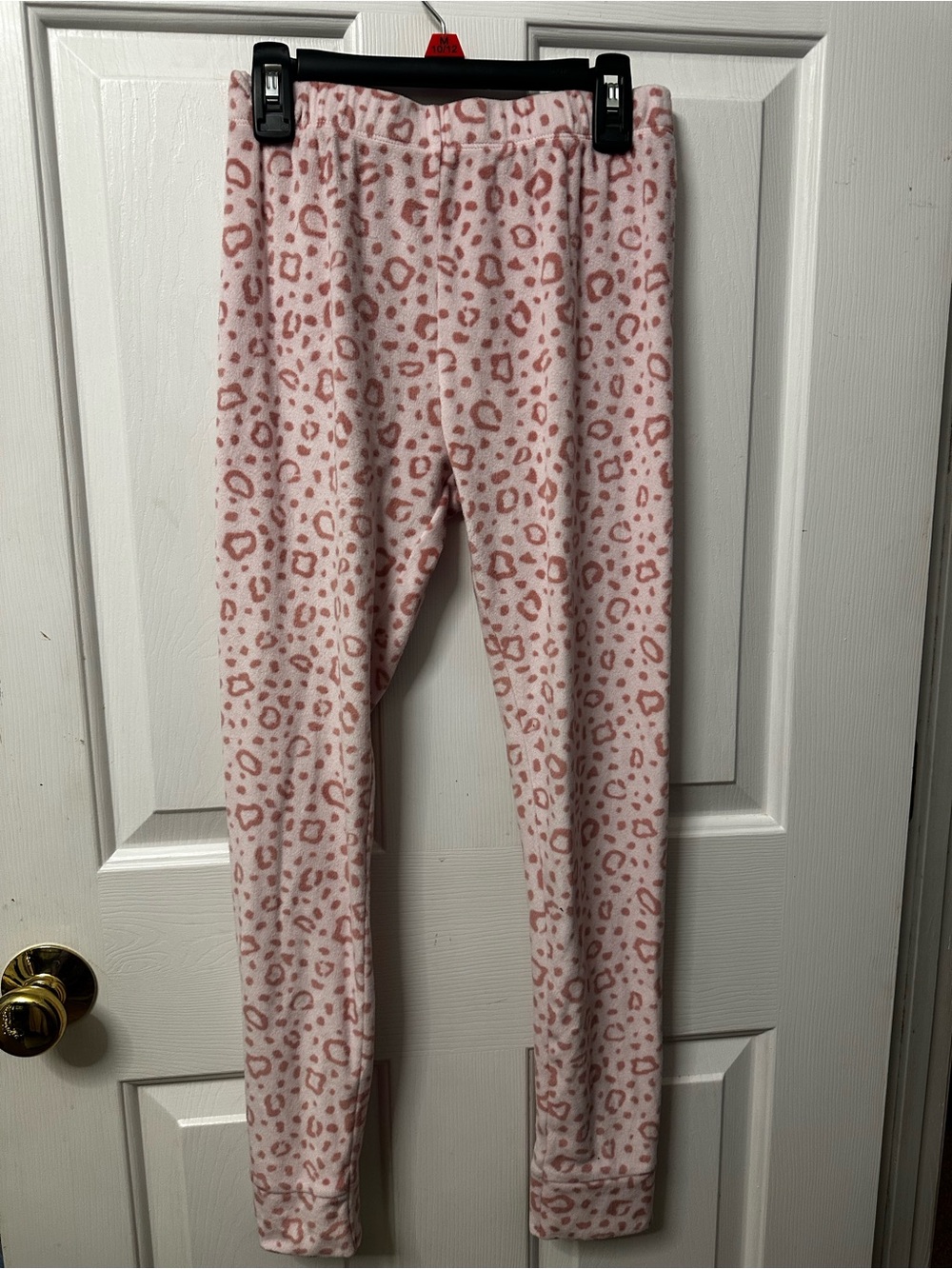 Kids Pink Leopard Print Pajama Set